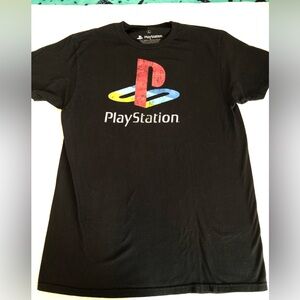 PlayStation Logo Black t-shirt Mens Large